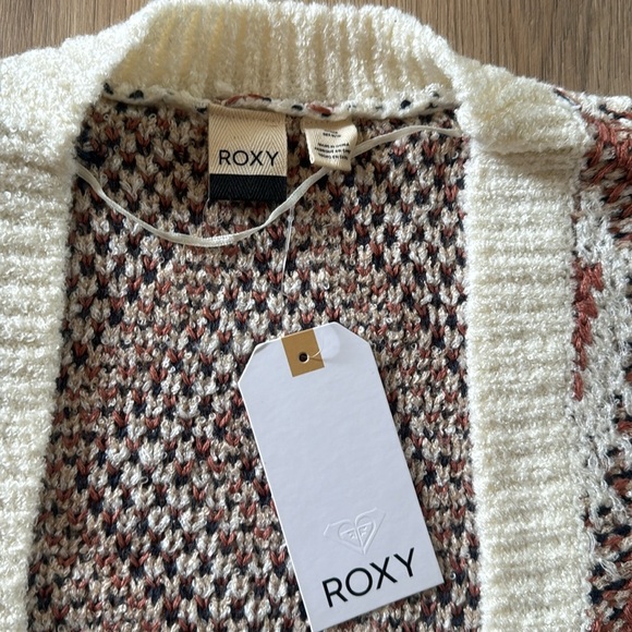 Roxy Women's Geometric Knit Cardigan - Picture 2 of 6